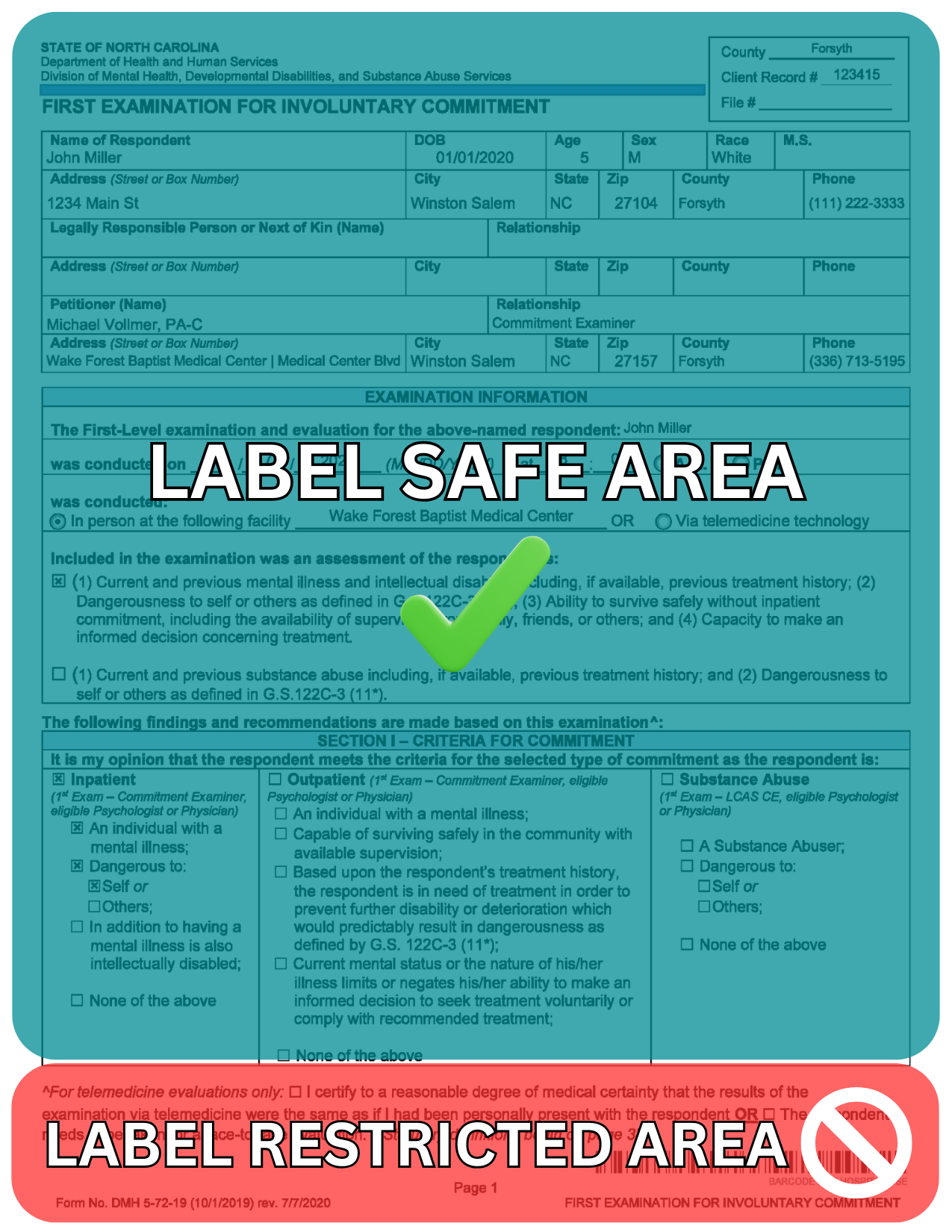 Label Placement Guide